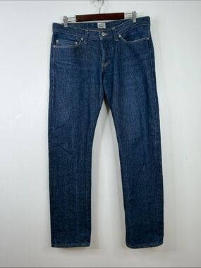 Naked & Famous Denim Dark Blue Straight-Leg Jeans